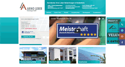 Desktop Screenshot of leber-dach.de